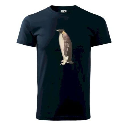 Tučniak kreslený vodovými farbami