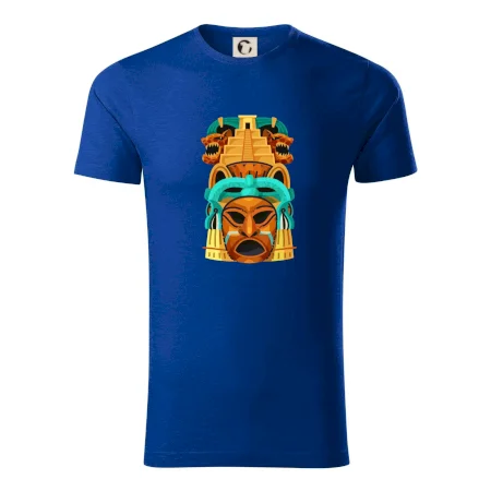 Mayová maska s pyramídou