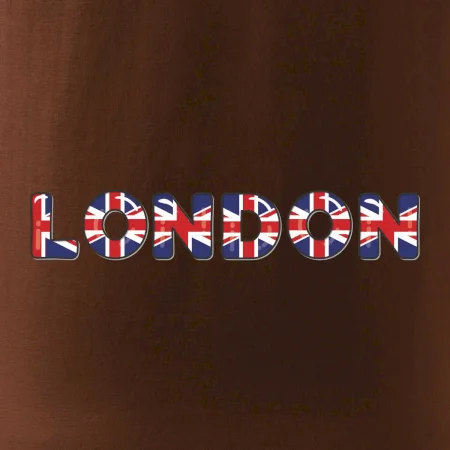 Nápis London vlajka