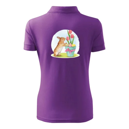 Veľkonočný zajačik tulipány