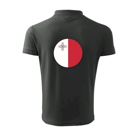 Vlajka Malta okrúhla veľká