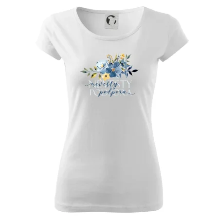 Nevesty podpora kvety modré