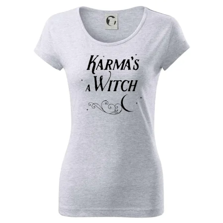 Karma's a Witch - nápis