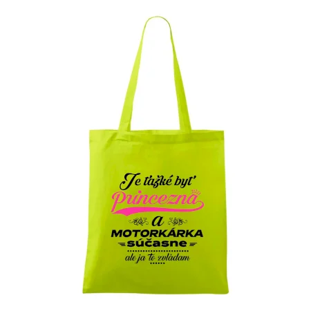 Je ťažké byť princezná motorkárka