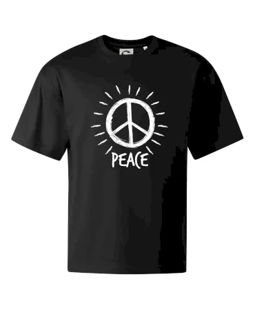 Peace symbol čiernobiely