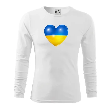 Ukrajina srdce vlajka