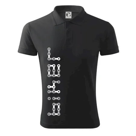Biker nápis na výšku reťaz