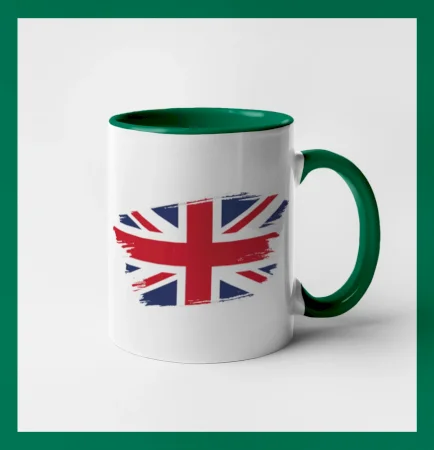Britská vlajka roztrhaná