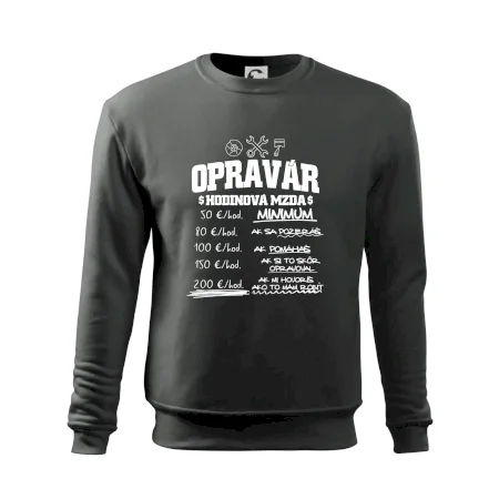 Hodinová mzda - opravár