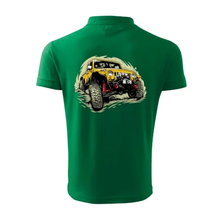 Žltý offroad s navijakom