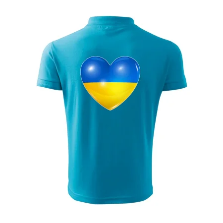 Ukrajina srdce vlajka