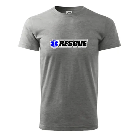 Záchranár rescue kríž modrý