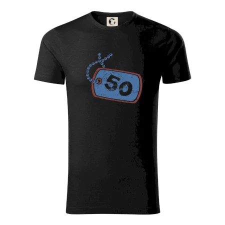 50 na krku štítok