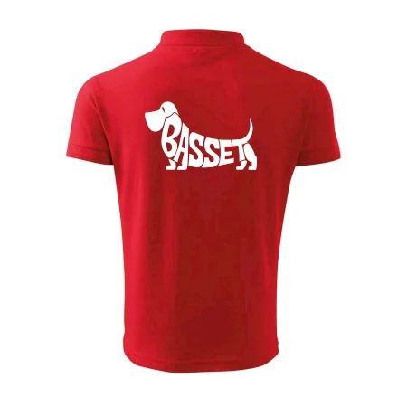 Basset nápis v tele