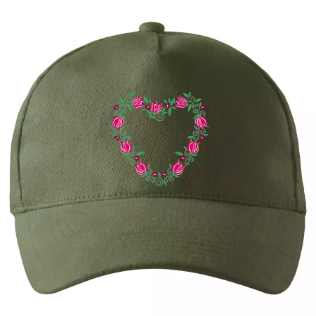 Červené tulipánové srdiečko (Pecka design)