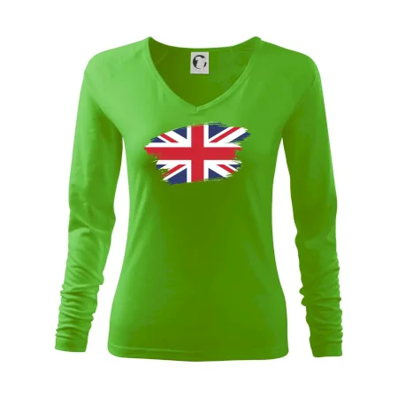 Britská vlajka roztrhaná