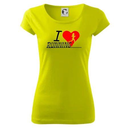I love running dievča