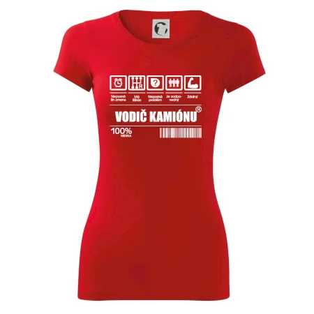 Čiarový kód - Vodič kamiónu