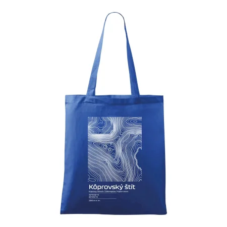 Kôprovský štít - vrstevnice v obdĺžniku