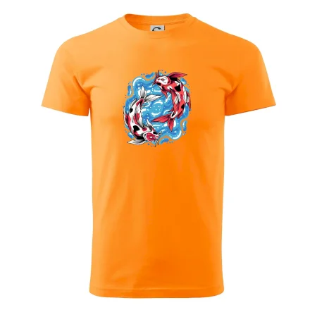 Yin & Yang Koi kapor - červený
