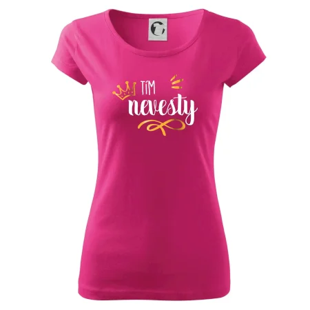 Tím nevesty princezná - zlatá potlač