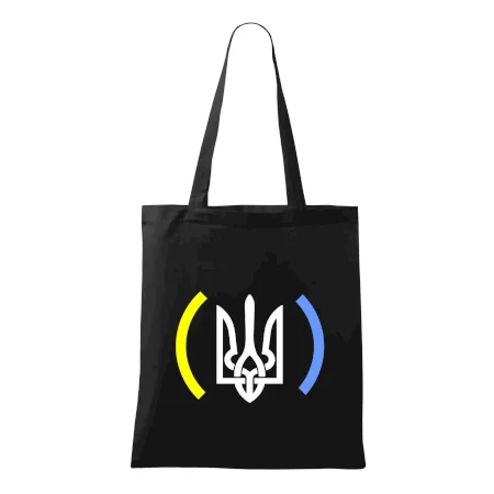 Ukrajina trojzubec s farbami