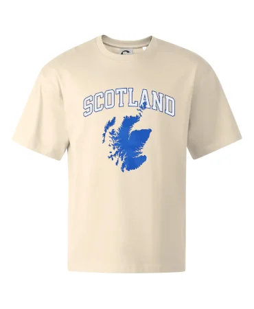 Scotland nápis s mapou