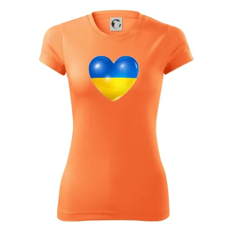 Ukrajina srdce vlajka