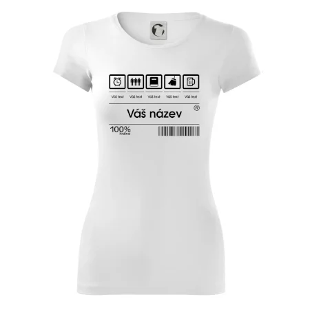 Čárový kód - Vlastní text
