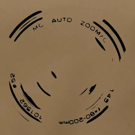 Foto objektív obrys