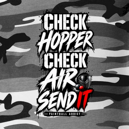 Kontrola zásobníka – Check Hopper Air paintball