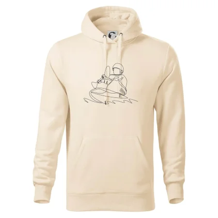 Kajak na vode jedným ťahom