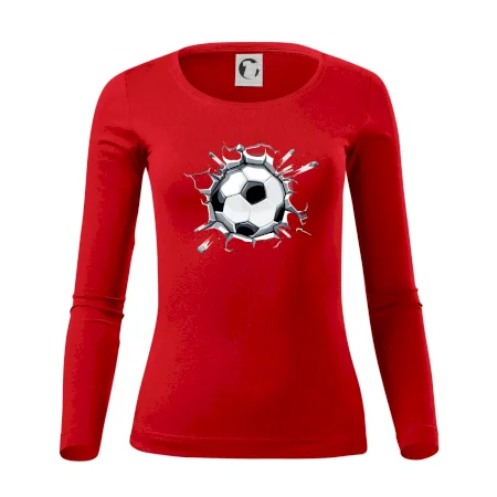 Futbalová lopta v triku