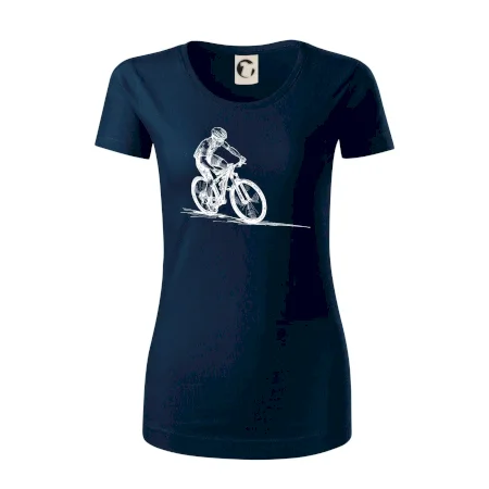 MTB kreslený cyklista