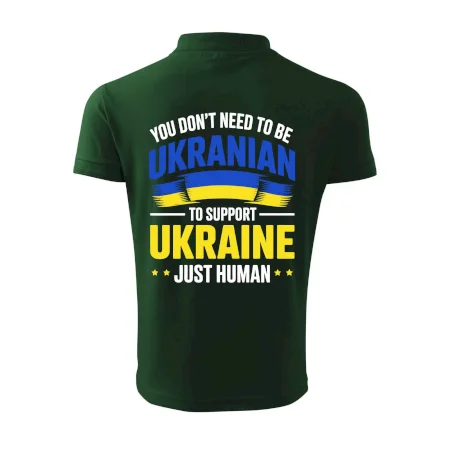 You don't need to be Ukrainian to support Ukraine just human