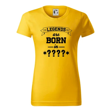 Legends are born in vlastný ročník