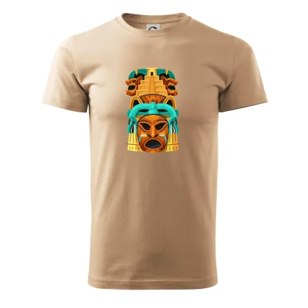Mayová maska s pyramídou