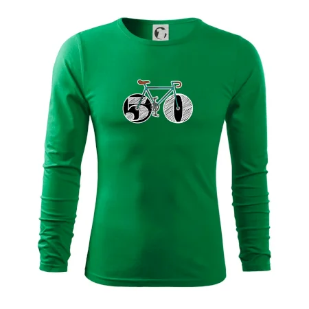 Narodeniny 50 rokov na bicykli