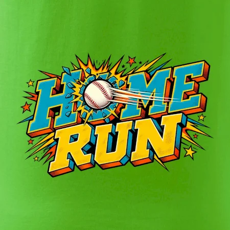 Home run komiksový nápis