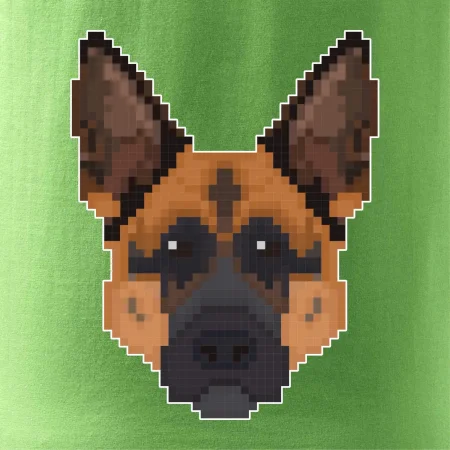 Nemecký ovčiak - Rozpixelovaný