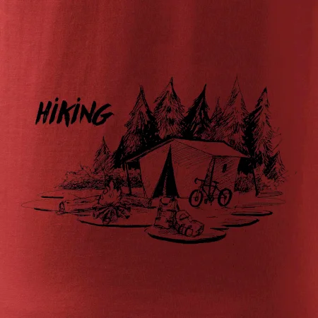 Hiking - obrázok kreslený