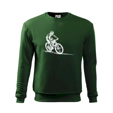 MTB kreslený cyklista