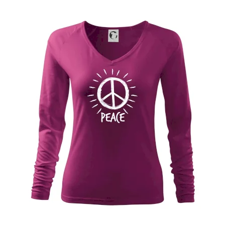 Peace symbol čiernobiely