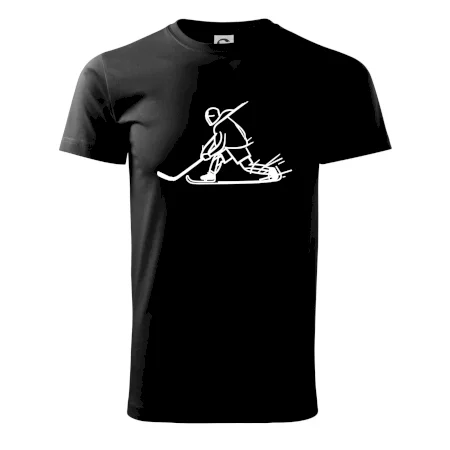 Kreslený hokejista tučnou fixkou