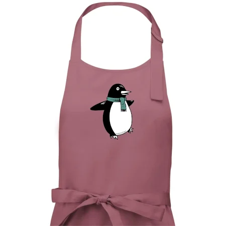 Tučniak so zeleným šálom