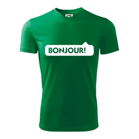 Nápis Bonjour