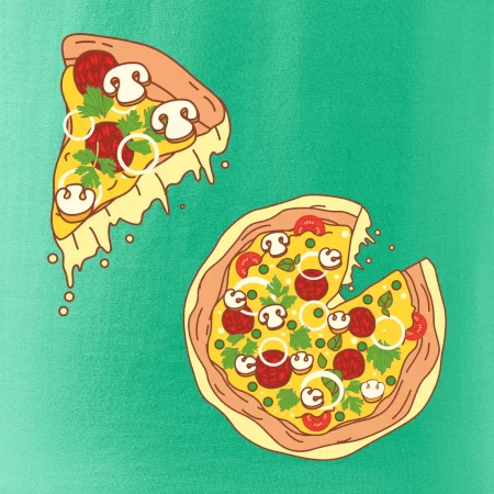 Pizza + Pizza kousek