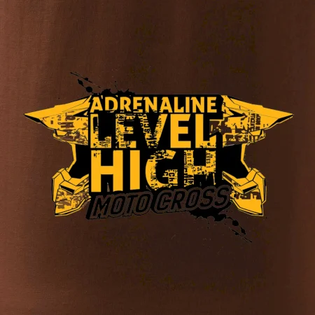 Motocross adrenaline level high