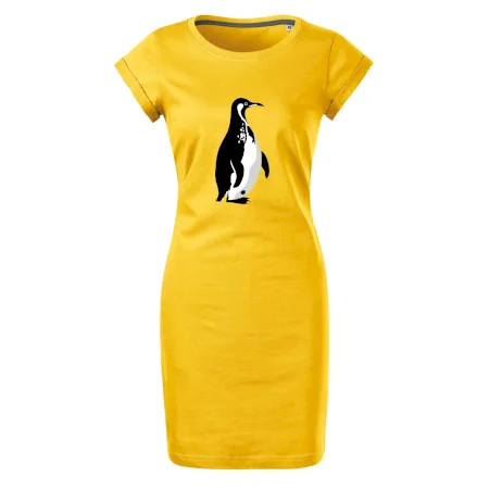 Tučniak čiernobiely z boku