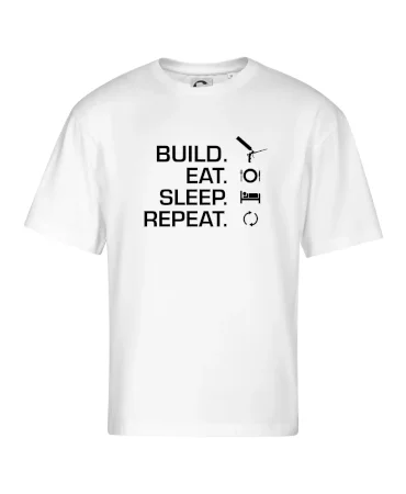 Build eat sleep repeat - montážna pena